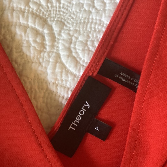 Theory Women's Sleeveless V Neck Shift Dress Sz S - Picture 6 of 6